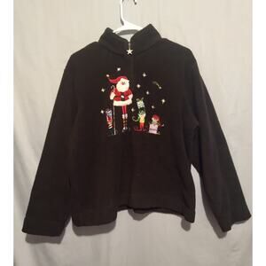 Vintage White Stag Christmas Pullover